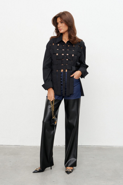 Рубашка KaVaRi 4020.1 черный - фото 1