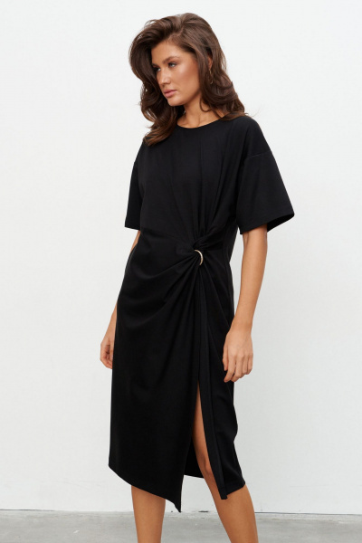 Платье KaVaRi 1136 черный - фото 8