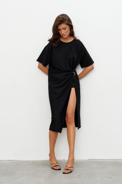 Платье KaVaRi 1136 черный - фото 6