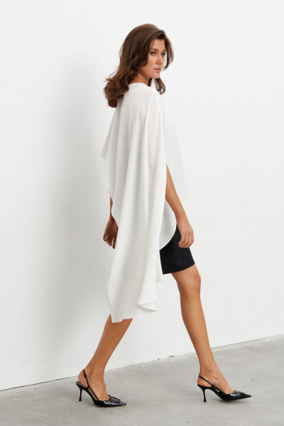 Платье KaVaRi 1130 черно-белый - фото 3