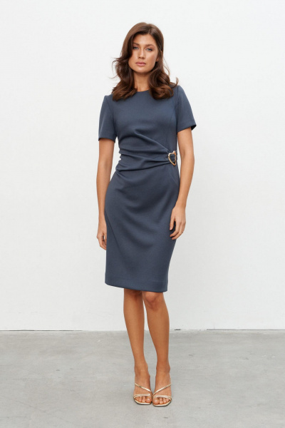 Платье KaVaRi 1133 графит - фото 4