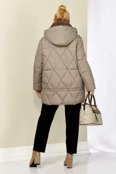Куртка Shetti 2207 бежево-серый - фото 9