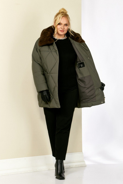 Куртка Shetti 2207 лесной - фото 8