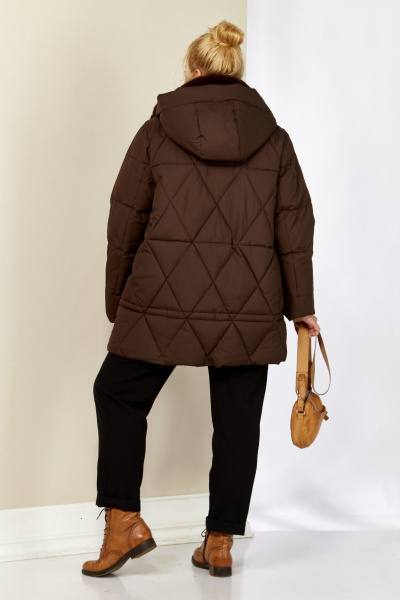 Куртка Shetti 2207 шоколад - фото 7