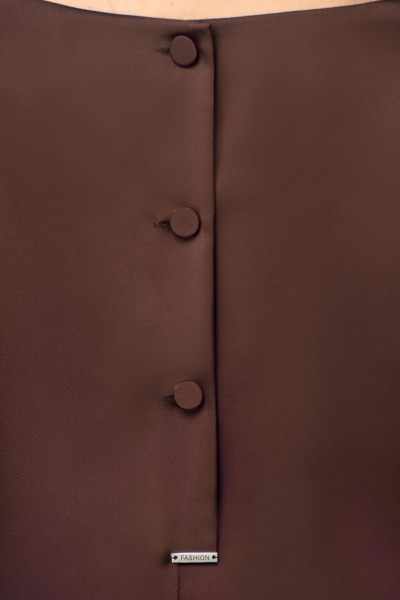 Блуза, брюки Мишель стиль 1160-1 горький_шоколад - фото 5