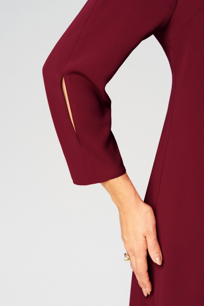 Платье Мишель стиль 1337 винный - фото 7