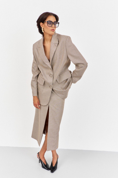 Юбка FLAIM 2051 капучино - фото 5