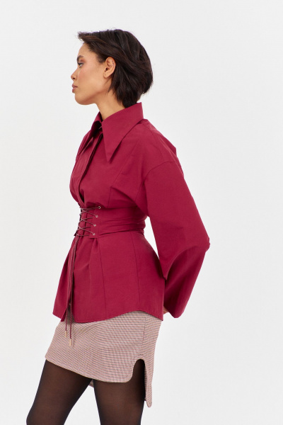 Юбка FLAIM 2057 пыльная-роза - фото 4