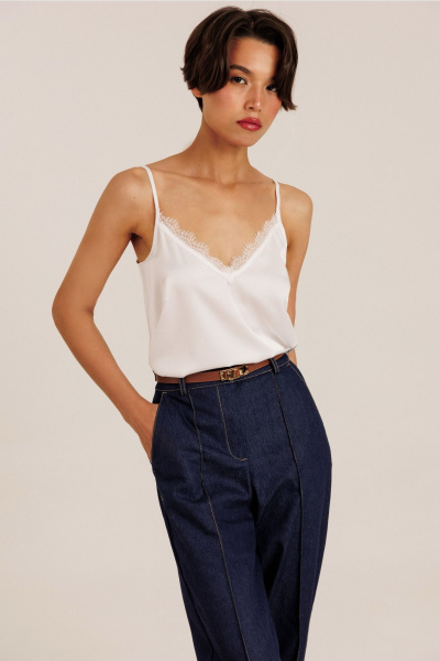 Топ DILIA 6.005 белый - фото 1