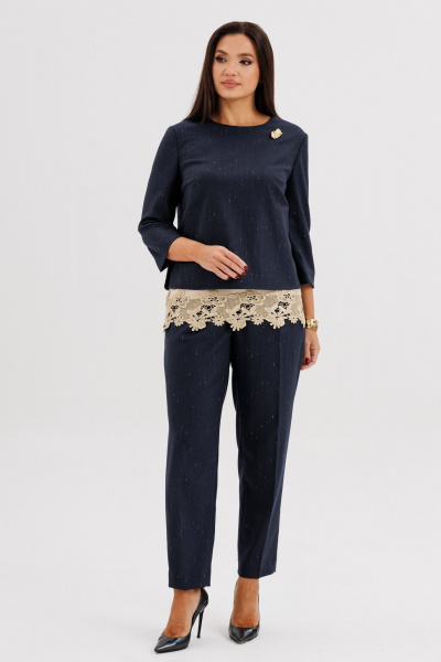 Брюки, топ Fantazia Mod 5318 синий - фото 9