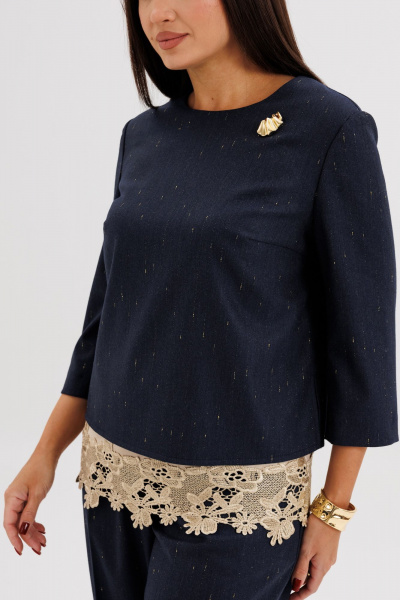 Брюки, топ Fantazia Mod 5318 синий - фото 7