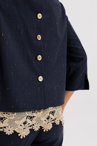 Брюки, топ Fantazia Mod 5318 синий - фото 3