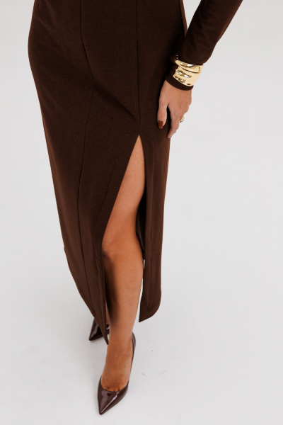 Платье Fantazia Mod 5292 коричневый - фото 7