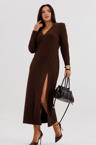 Платье Fantazia Mod 5292 коричневый - фото 1