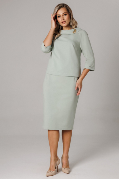 Блуза, юбка Anastasia 1303.1 мята - фото 2