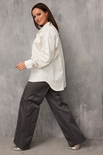 Блуза BegiModa 4144 сливочный - фото 10