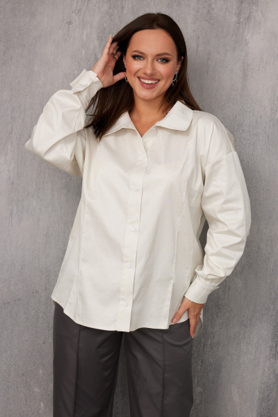 Блуза BegiModa 4144 сливочный - фото 1