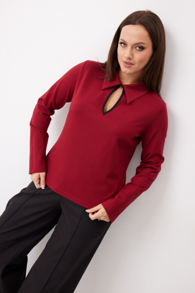 Лонгслив BegiModa 4147 бордо - фото 6