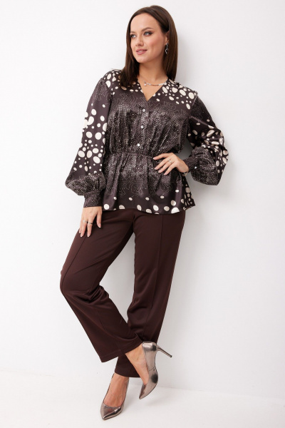 Брюки BegiModa 6076 мокко - фото 1