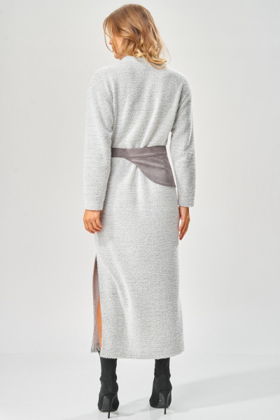 Платье Laikony L-573 серый_зигзаг - фото 11