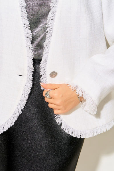 Жакет Fita 20671 белый - фото 6