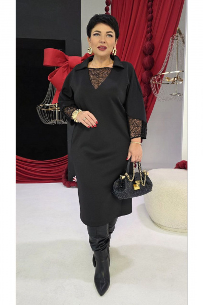 Платье Vittoria Queen 27383 черный - фото 9