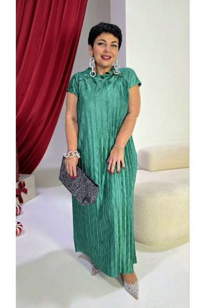 Платье Vittoria Queen 28513/1 зеленый - фото 8