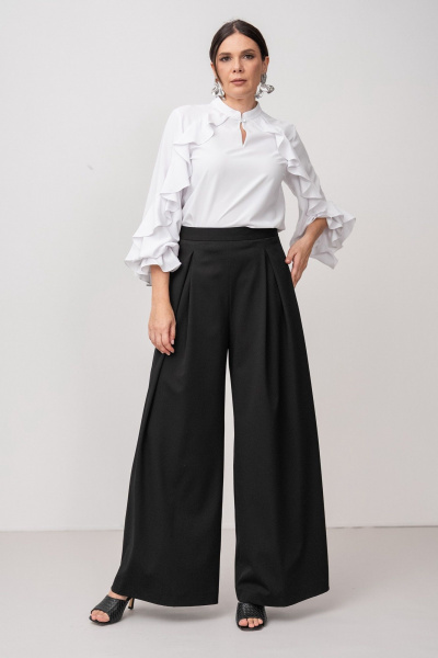 Брюки FASHION CENTRE Пв-4108 черный - фото 1