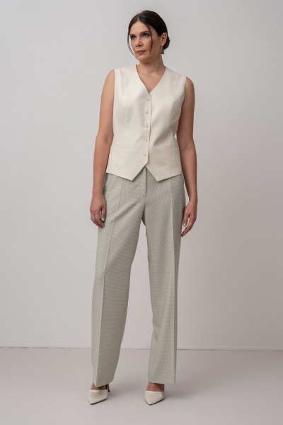 Брюки FASHION CENTRE Пш-4134 эвкалипт - фото 2