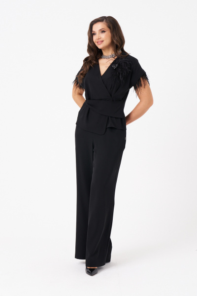 Блуза Панда 112940 черный - фото 2