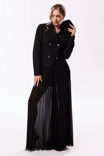 Брюки, жакет Golden Valley 6727 черный - фото 3