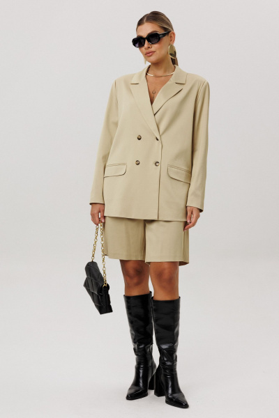 Жакет Anelli 1744 кунжутная_халва - фото 9