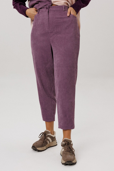 Брюки Anelli 1747 цветение_сирени - фото 9