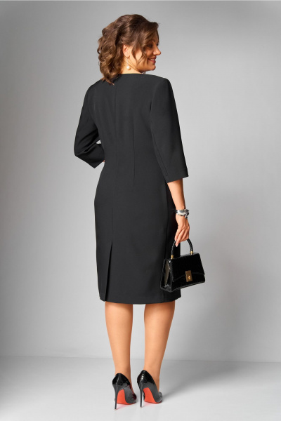 Платье Орхидея 1625 черный - фото 7