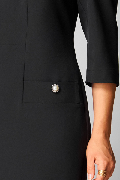 Платье Орхидея 1625 черный - фото 6