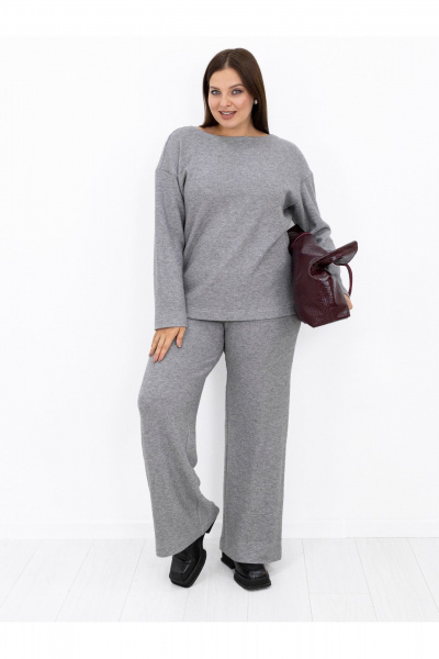 Брюки, джемпер Ollsy 05152 серый - фото 5