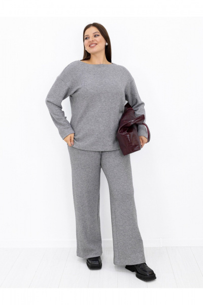 Брюки, джемпер Ollsy 05152 серый - фото 4