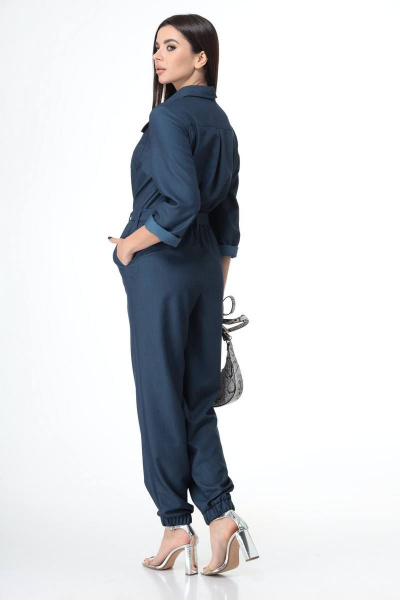 Джинсовый комбинезон с поясом и карманами Taita plus 2117 - фото 3