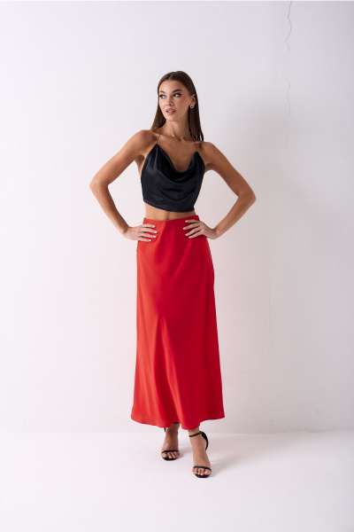 Топ Lady Line 0525 черный - фото 9