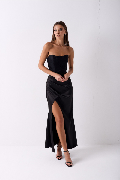 Корсет, юбка Lady Line 0625 черный - фото 11