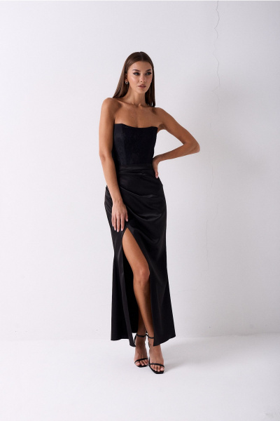 Корсет, юбка Lady Line 0625 черный - фото 8