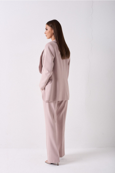 Брюки, жакет Lady Line 1225 пыльно-розовый - фото 6