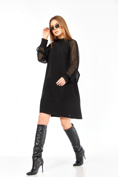 Платье Talia fashion 454 черный - фото 6