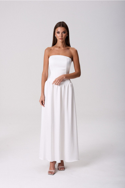 Платье Lady Line 1525 молочный - фото 11