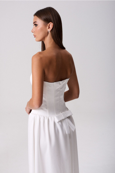 Платье Lady Line 1525 молочный - фото 8