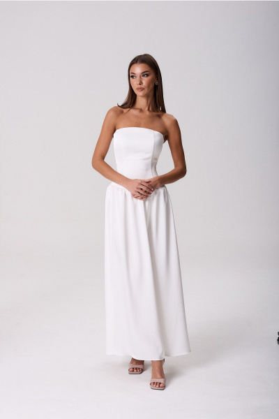 Платье Lady Line 1525 молочный - фото 6