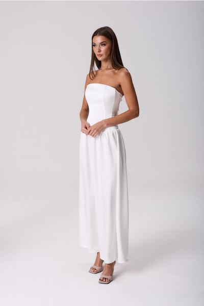 Платье Lady Line 1525 молочный - фото 5