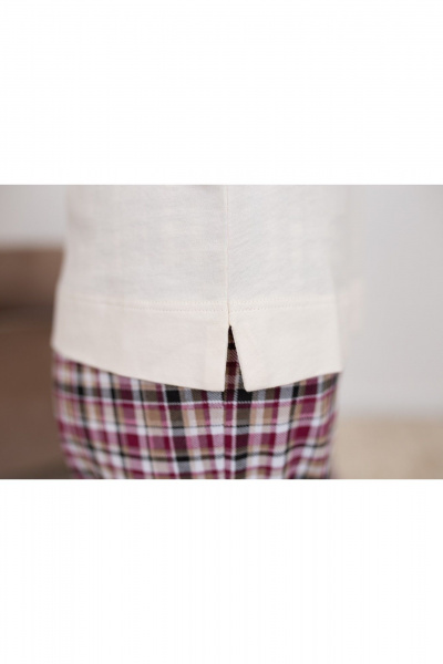 Брюки, джемпер Купалинка 660213.158-164 к.ваниль,клетка - фото 6