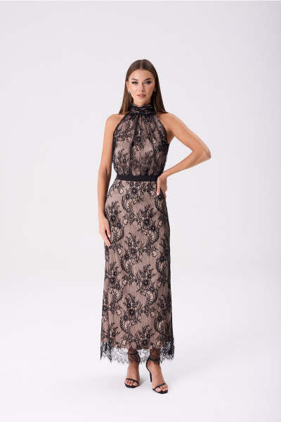 Платье Lady Line 1825 черный - фото 10