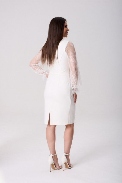 Платье Lady Line 1925 молочный - фото 7